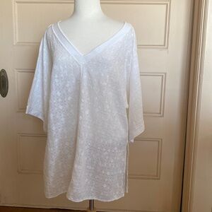 Max Studio White Beach Cover Up